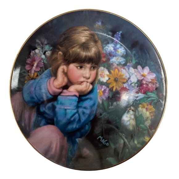 Vintage Michelle Reflections of Youth Limited Edition Decorative Porcelain - Picture 1 of 3
